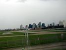 The Edmonton VIA Rail station is a few miles from downtown out near the - Municipal Airport.  Here is our view of the Edmonton skyline.