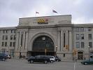 We take a stroll outside and get a view of the station exterior.