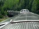 This is the view from the second Skyline dome car in about the center of the train.