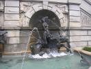 Fountain outside of the library