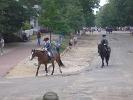 Soldiers approach for a special program