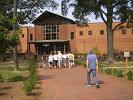 There are two areas: one is Jamestown Settlement and the other is - the Jamestown National Historical Park, run by the park service. - This is the Visitors Center for Jamestown Settlement.