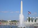 Washington Monument as seen from the World War II Memorial