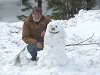 Larry and the little snowman