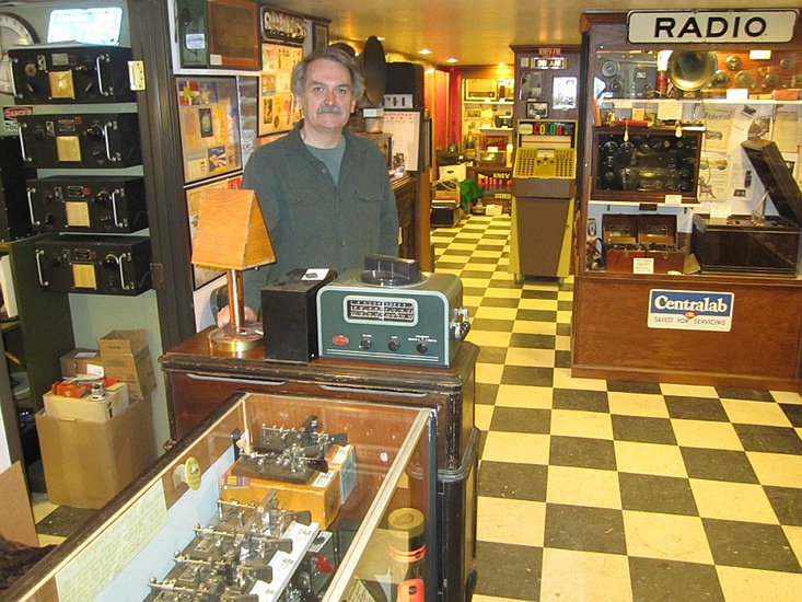 The Western Historic Radio Museum with Henry, who's the curator and a