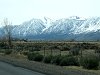 A view of the snowy Sierra