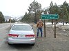 The first summit is Devil's Gate at 7,519 feet above sea level.  - It was cold and windy, as you can see by Larry expression.