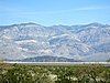 Beautiful mountains are across the valley