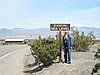 We spotted this sign in the center of Stovepipe Wells.