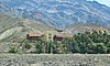 The Furnace Creek Inn, an expensive four star place to stay in the valley.
