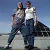 Bill and Larry in the viewing area under the tower