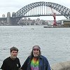 Our first stop in Sydney is for a view of the Harbour Bridge