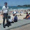 Larry at Manly Beach