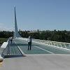 Redding's new Sundial Bridge - It was 107 degrees when we visited there!