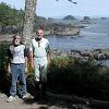 On a coastal hike in the town of Ucluelet.