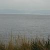 From the southern shore of Victoria, you can see the United States. - It is just 25 miles across the strait. Visible is the area - around Port Angeles, Washington.