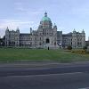 We got in line just in time.  Now we had three hours to look around. - No one was on the streets this early on a Sunday. - Here is the Parliament Building.