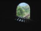 The view to the rear as we enter a tunnel