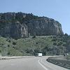 Interesting rock formations along I-80