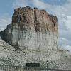 We see many interesting rock formations along the highway.