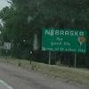 The Wyoming-Nebraska state line