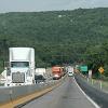 We had miles and miles of construction through the hills of Pennsylvania.