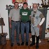 Bob, Larry and Becket at Becket's home in Brewster