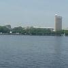 Looking across the Charles River toward MIT