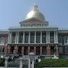 Full view of the Massachusetts State House on Beacon Hill