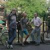 Bill, Nicholas and Michael by the canal in Utrecht