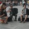 Musicians playing classical music on accordions in front of the cathedral.  They sounded really good!