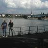 Bill and Steffen along the Rhine River in Bonn