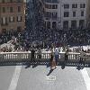 The view from the top of the Spanish Steps