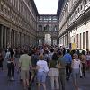 Bright and early the next morning we have reservations for the Uffizi Gallery seen here.