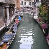 Another one of the small canals.  You can see a couple of the famous gondolas on the left.