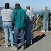 Lloyd, Bill, Robert, and Robbie - checking out the view