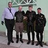 Lloyd, Robert, Larry, and Mel - About to leave for the uniform club's dinner 'Roll Call'