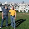 Alamo Square with the famous view - seen on calendars and post cards