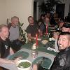 Clockwise: Ken, Bruce, Jonathan, Ernie, Ric - and across the table Phil, Norm, Iain and Steve