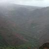 Another view of Waimea Canyon.  Note the helicopter.