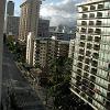 Looking west from our patio. - Our room was on the 12th floor.