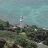 Here are the views from the top of the Diamond Head crater.  Here's the coastal lighthouse.