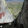 The view from the top of the steps as we descend the crater.