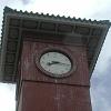April 5 - Today we took the bus into downtown Honolulu. - This is a clock we saw in Chinatown.