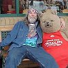 Bill and the bear kick back.