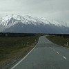 We approach the mountains enroute to - Mount Cook, New Zealand's highest peak