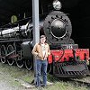 The Kingston Flyer, a steam locomotive - used for daily trips through the mountains