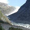 This is the Fox Glacier, just a short distance from the coast