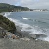 A view of the coast as we drive north