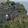 ...and some of the most interesting rock - formations, called Pancake Rocks.